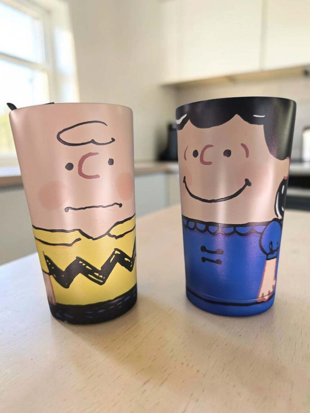 Peanuts Charlie Brown & Lucy Travel Mug Set
